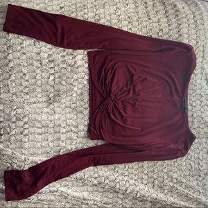 Forever 21 twisted front crop too